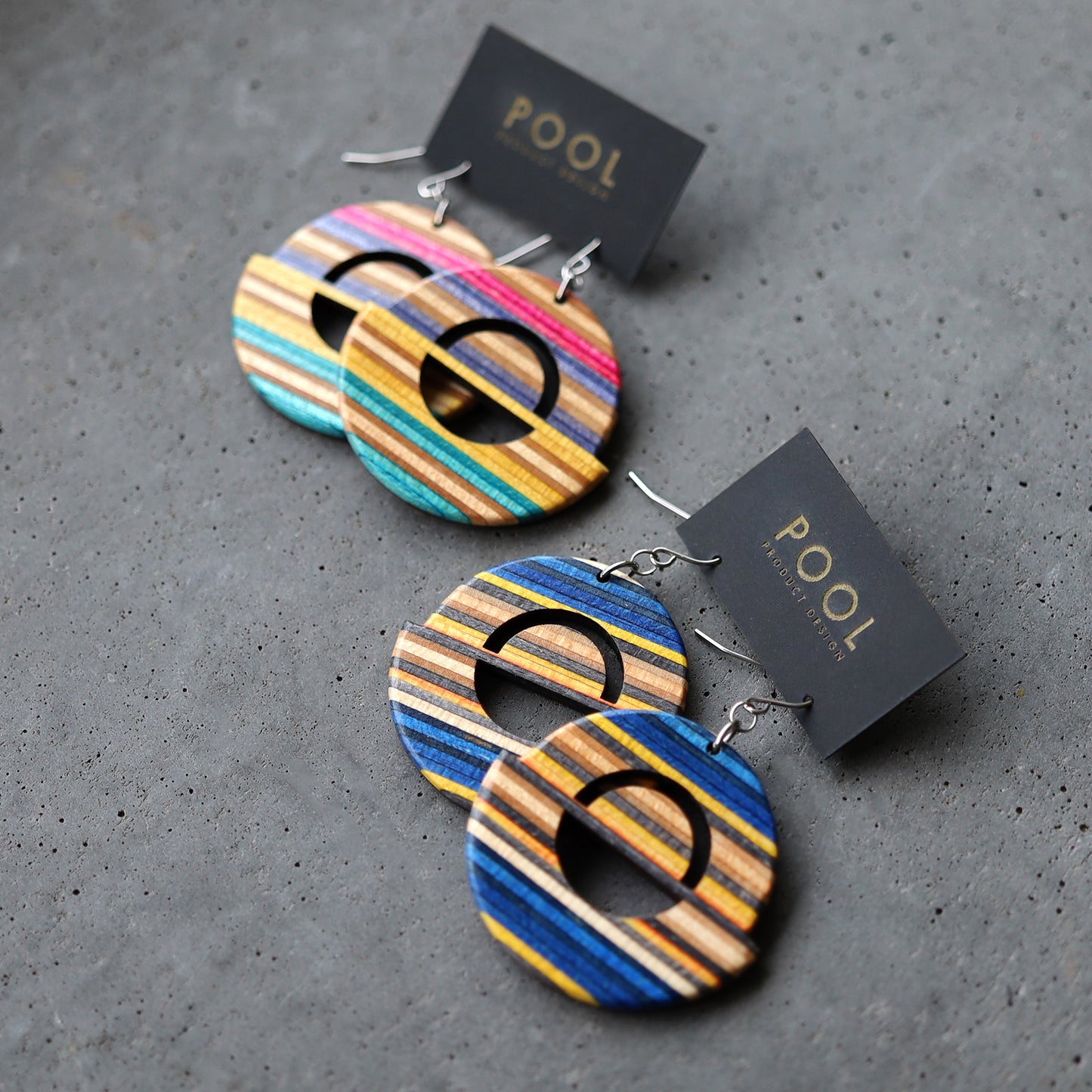 'ROUNDBOIS' DANGLE EARRINGS