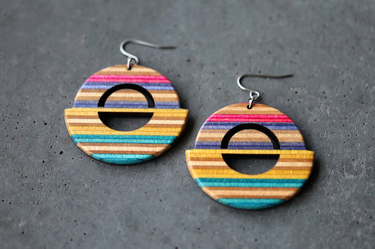 'ROUNDBOIS' DANGLE EARRINGS