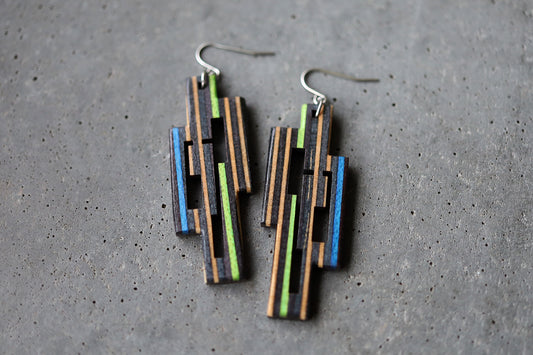 'ENNIS' DANGLE EARRINGS