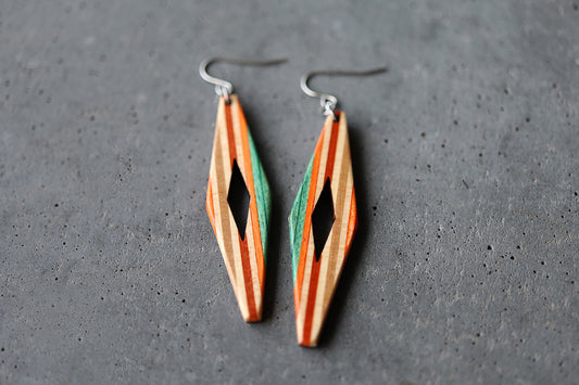 'RHOMBUS' DANGLE EARRINGS