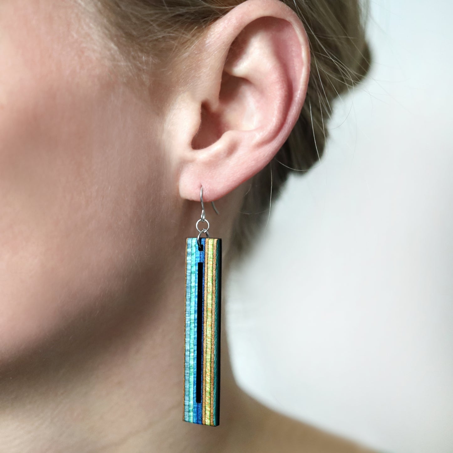 'BAR' DANGLE EARRINGS