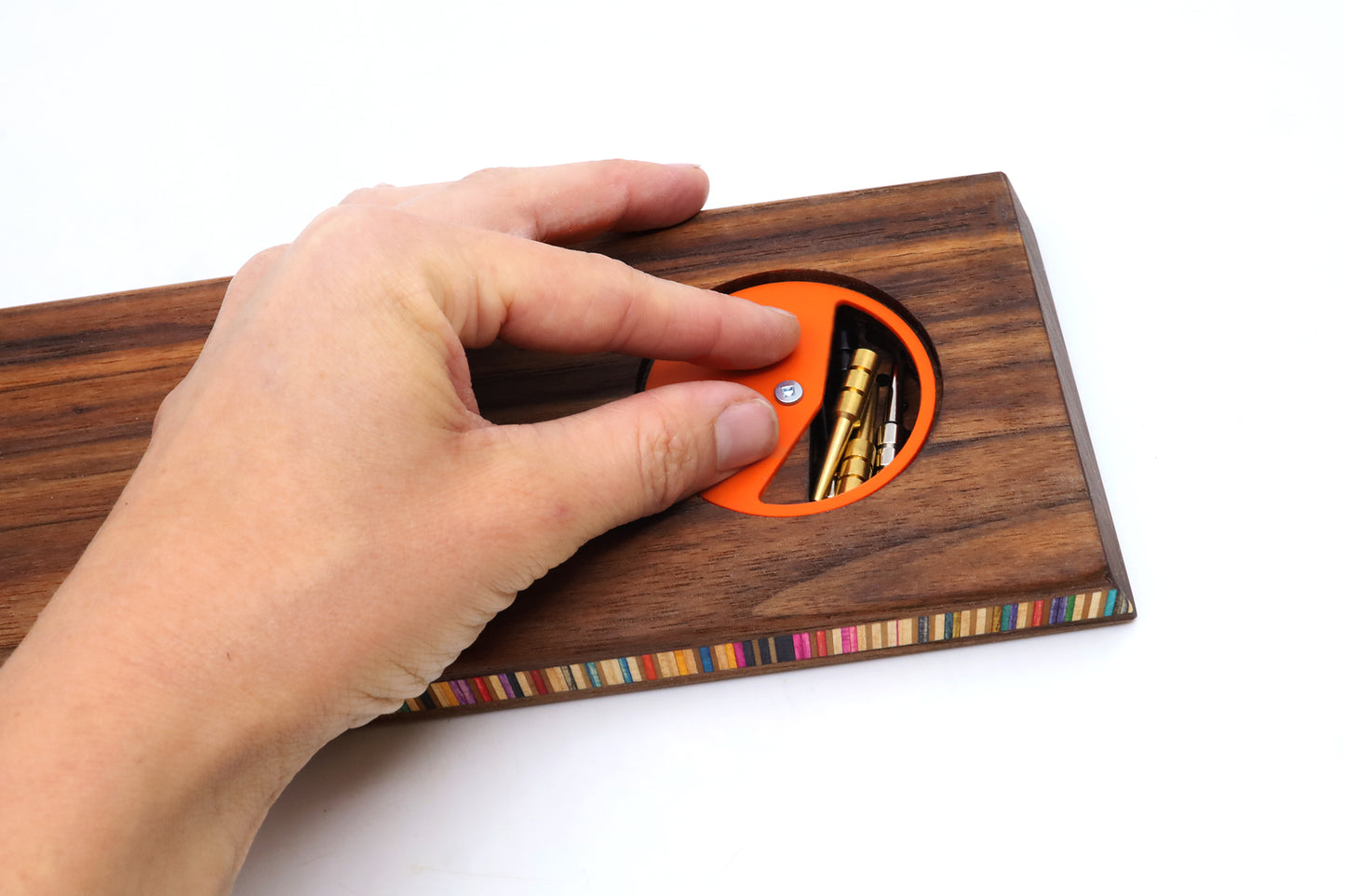 WALNUT CRIBBAGE BOARD