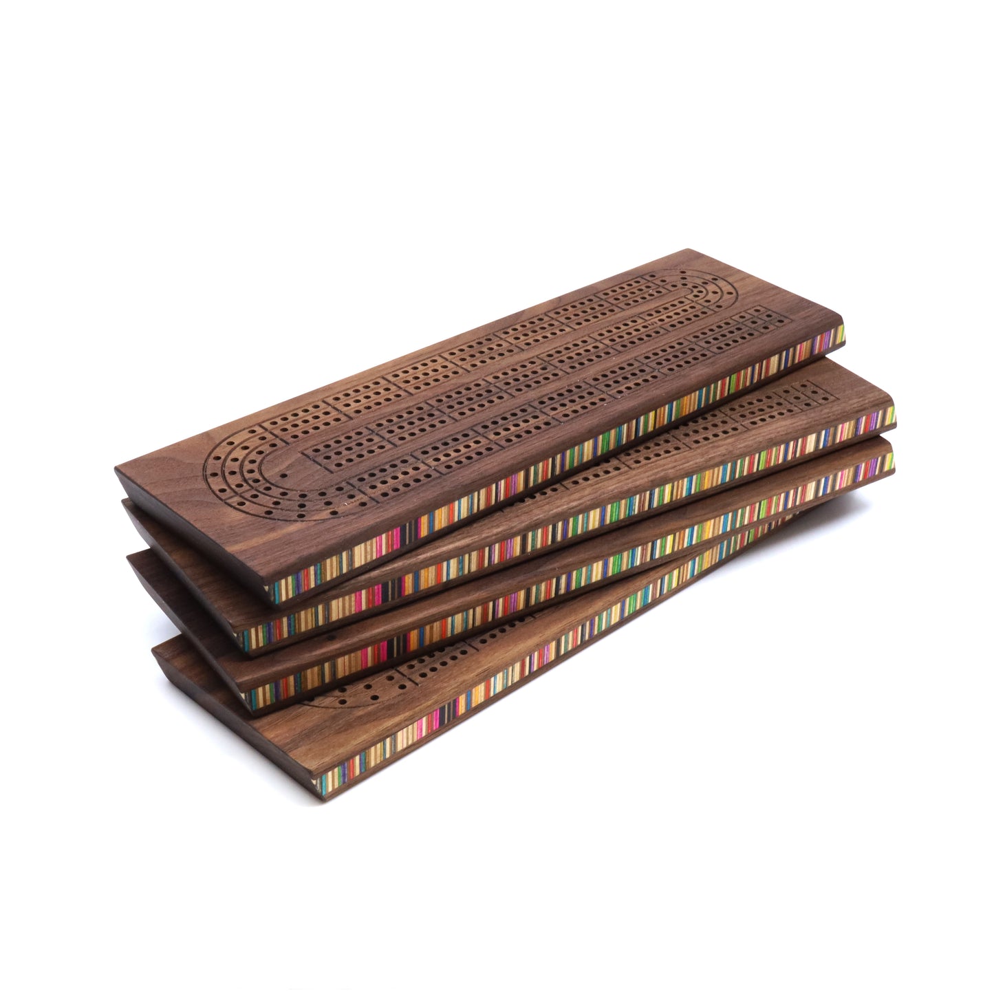 WALNUT CRIBBAGE BOARD