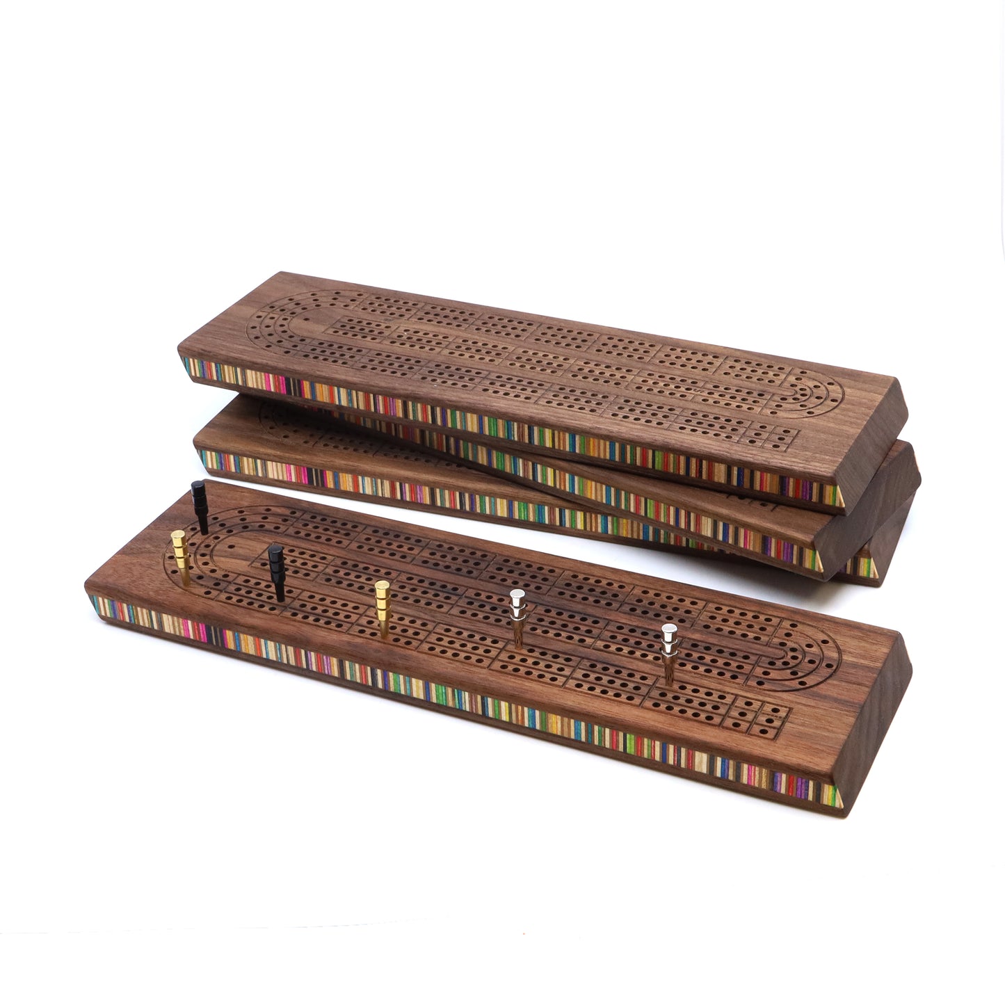 WALNUT CRIBBAGE BOARD