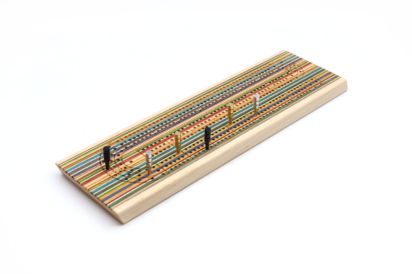 SKATEBOARD CRIBBAGE BOARD