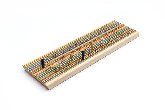 SKATEBOARD CRIBBAGE BOARD
