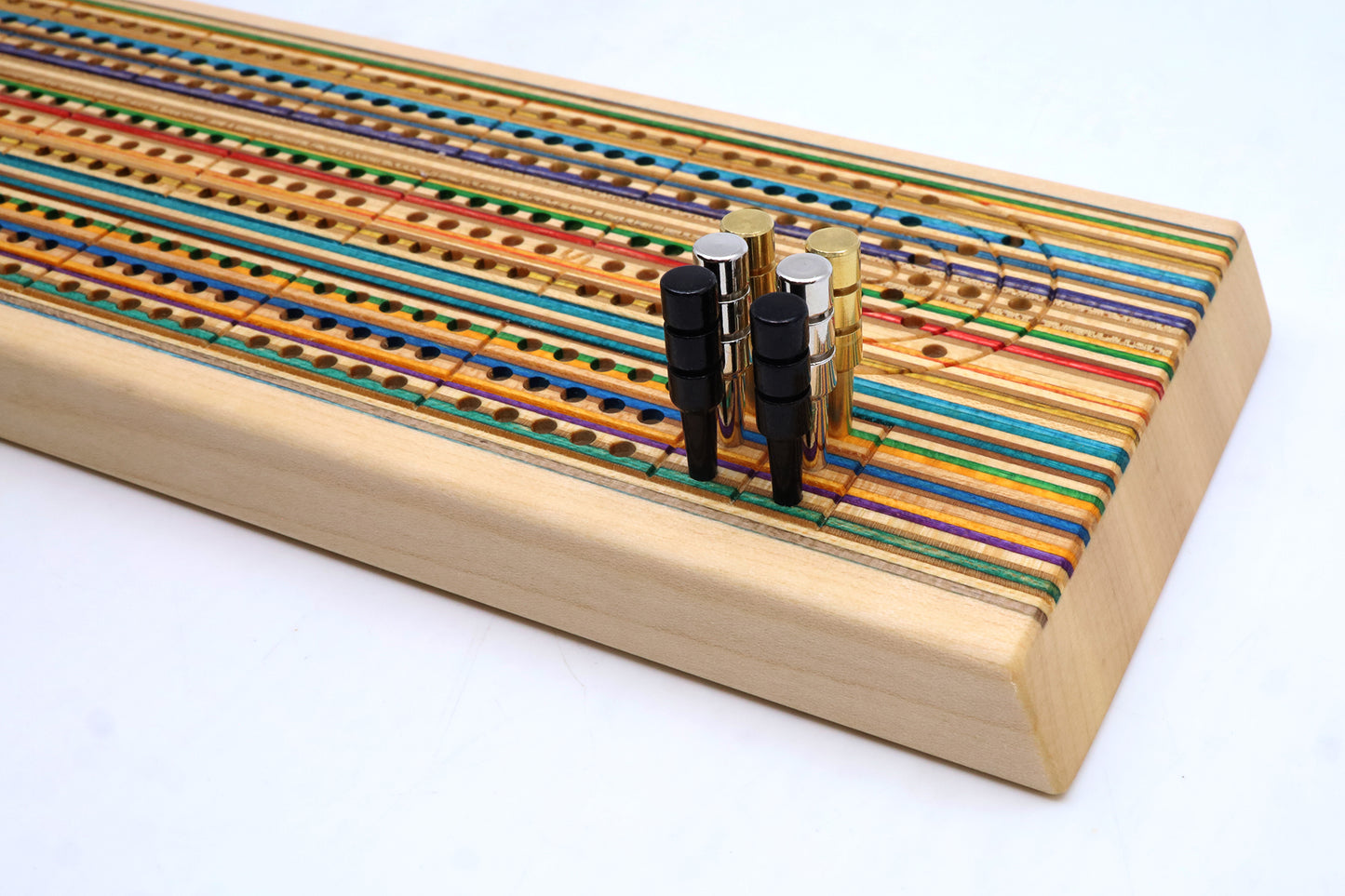 SKATEBOARD CRIBBAGE BOARD