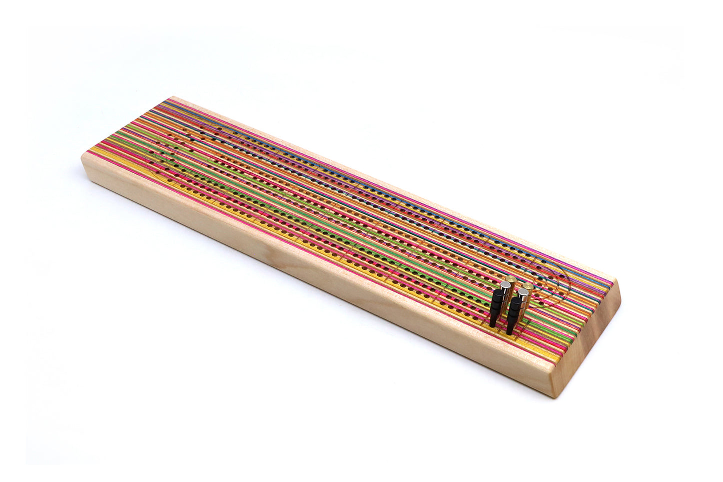 SKATEBOARD CRIBBAGE BOARD