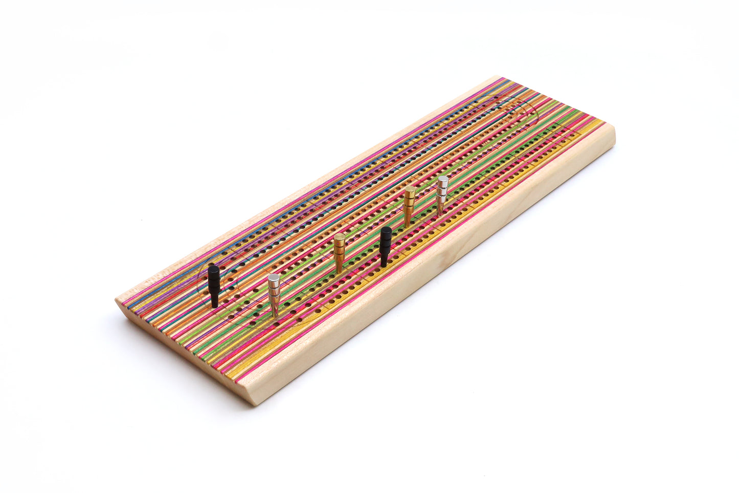SKATEBOARD CRIBBAGE BOARD