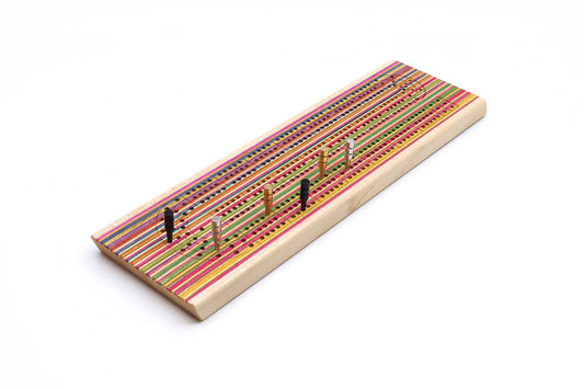 SKATEBOARD CRIBBAGE BOARD