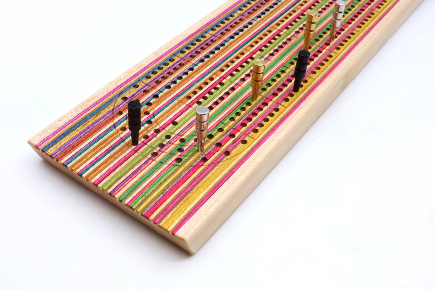 SKATEBOARD CRIBBAGE BOARD