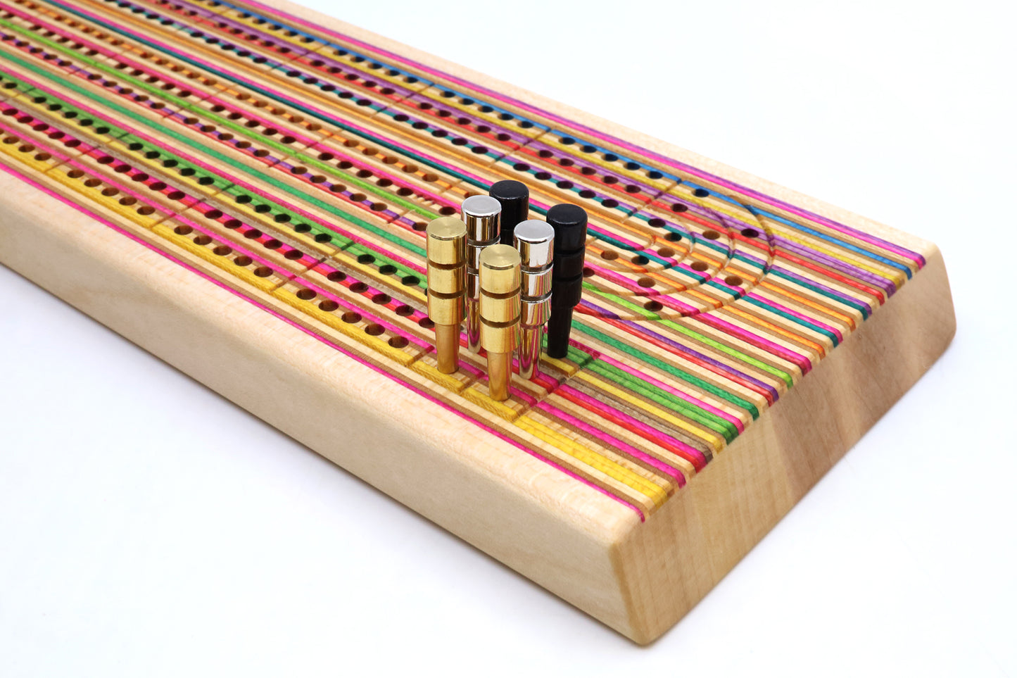 SKATEBOARD CRIBBAGE BOARD