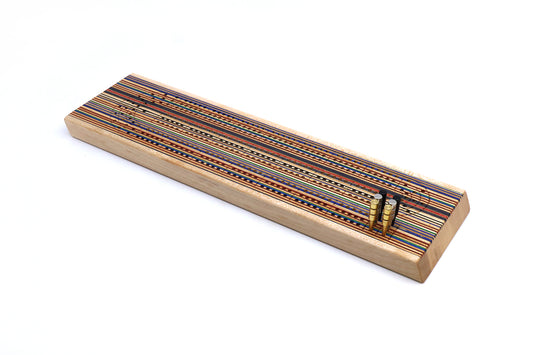 SKATEBOARD CRIBBAGE BOARD