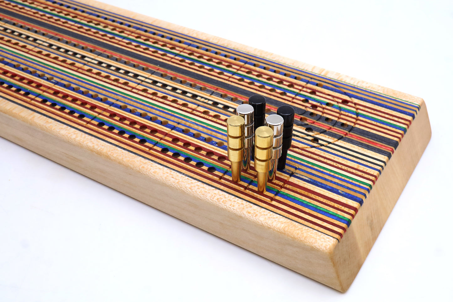 SKATEBOARD CRIBBAGE BOARD