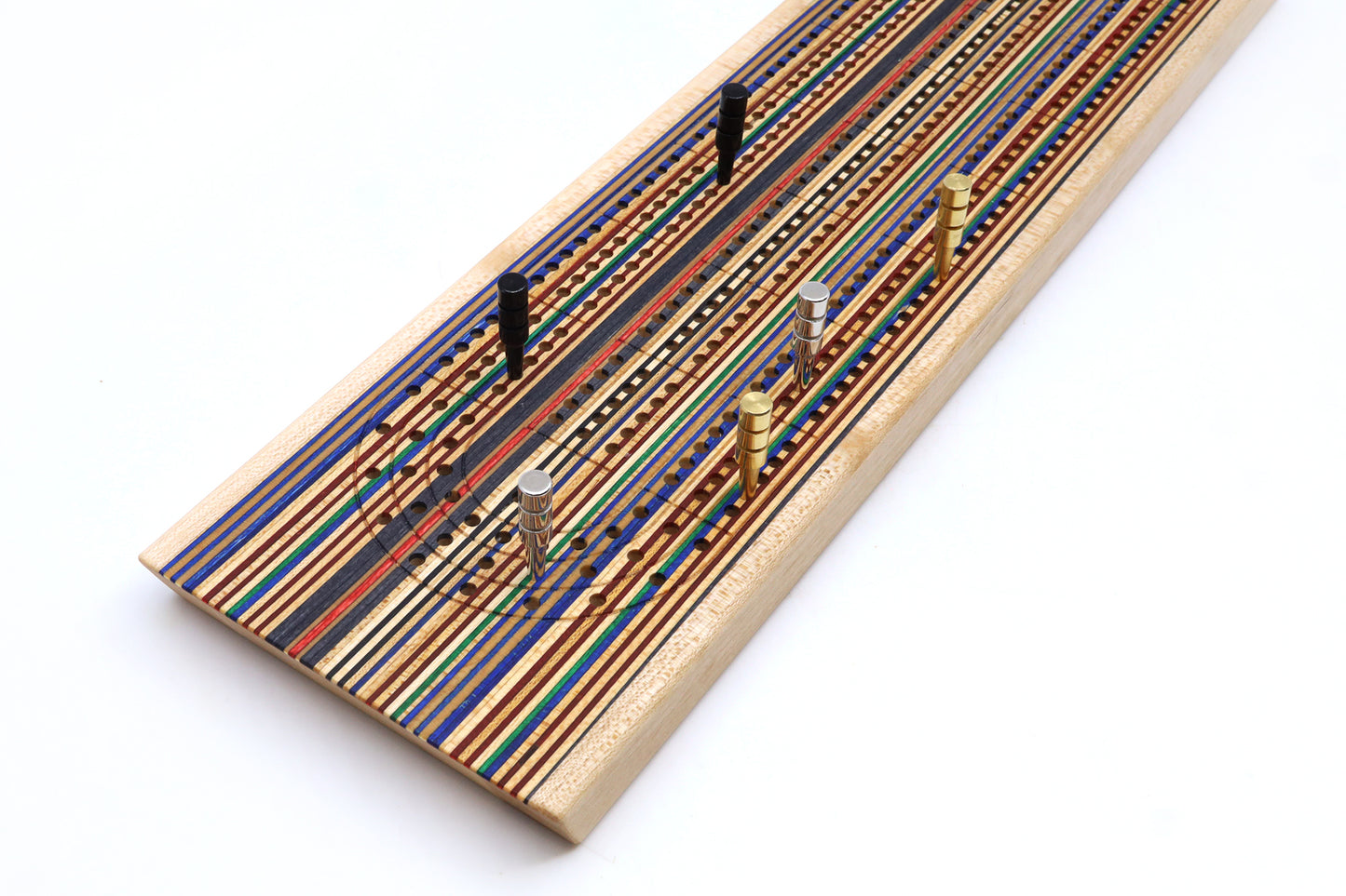 SKATEBOARD CRIBBAGE BOARD