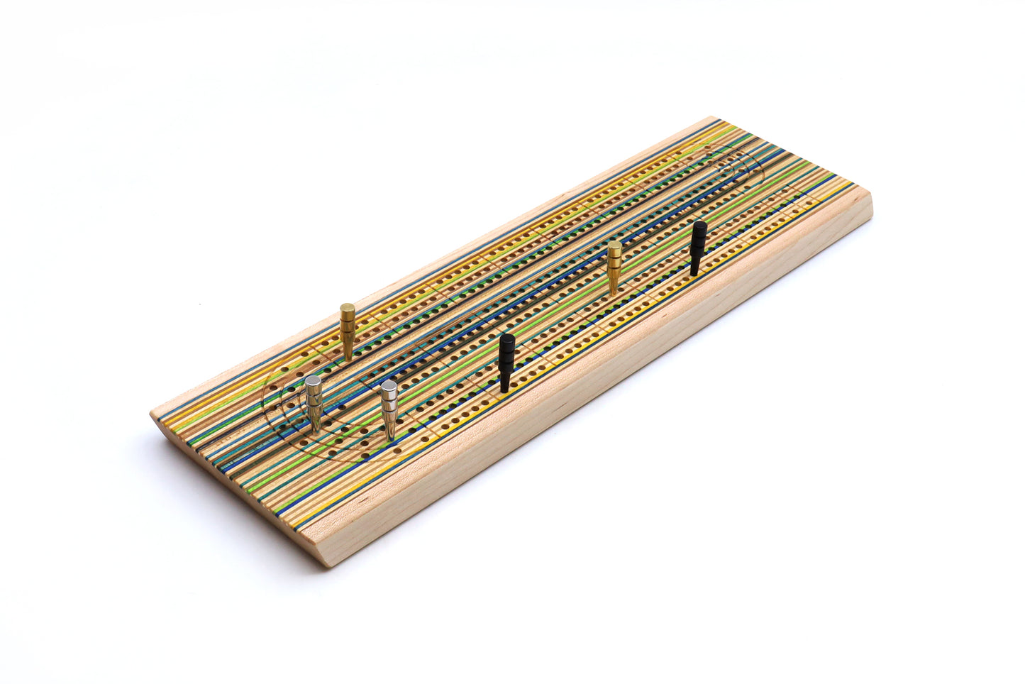 SKATEBOARD CRIBBAGE BOARD