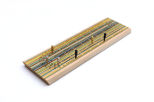 SKATEBOARD CRIBBAGE BOARD
