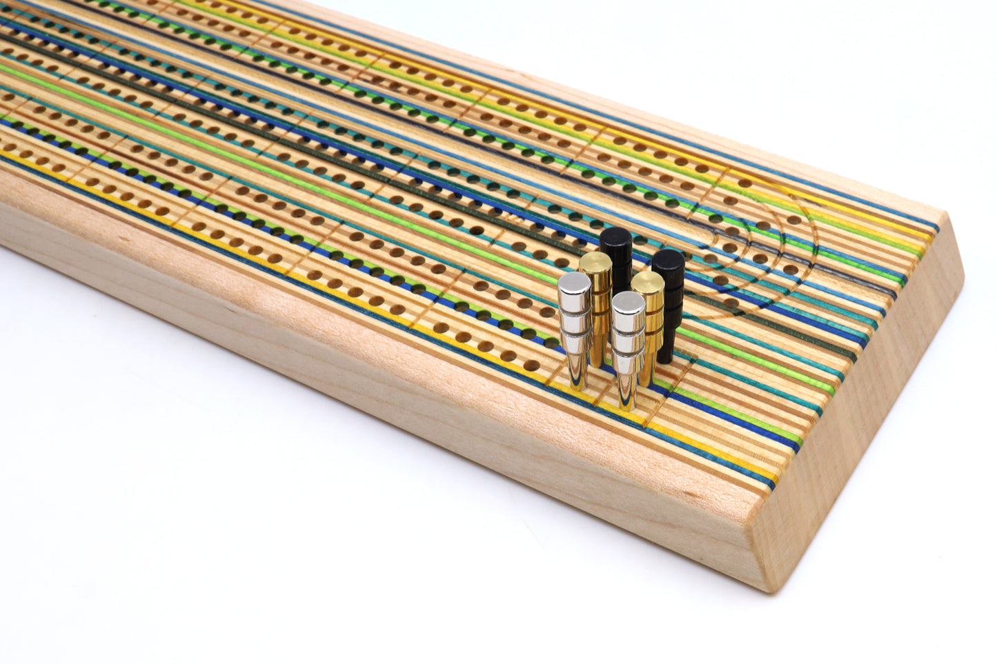 SKATEBOARD CRIBBAGE BOARD
