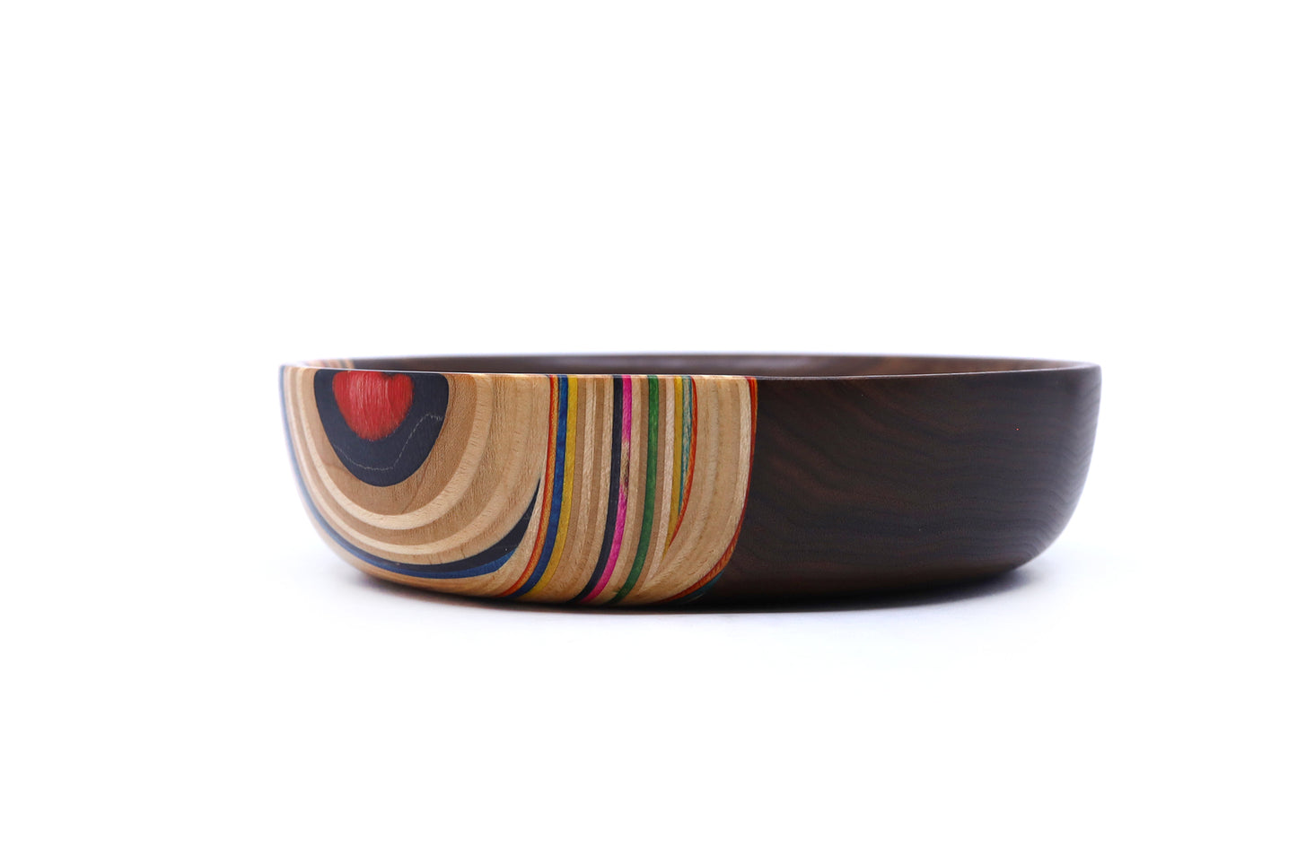 SKATEBOARD & WALNUT WOOD VALET DISH