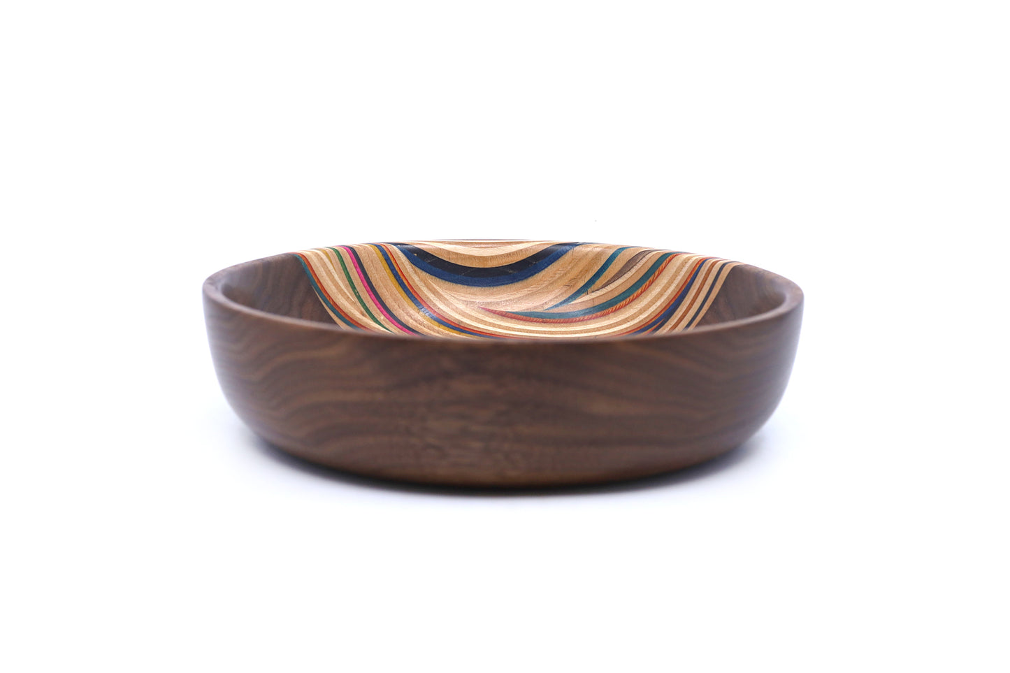 SKATEBOARD & WALNUT WOOD VALET DISH