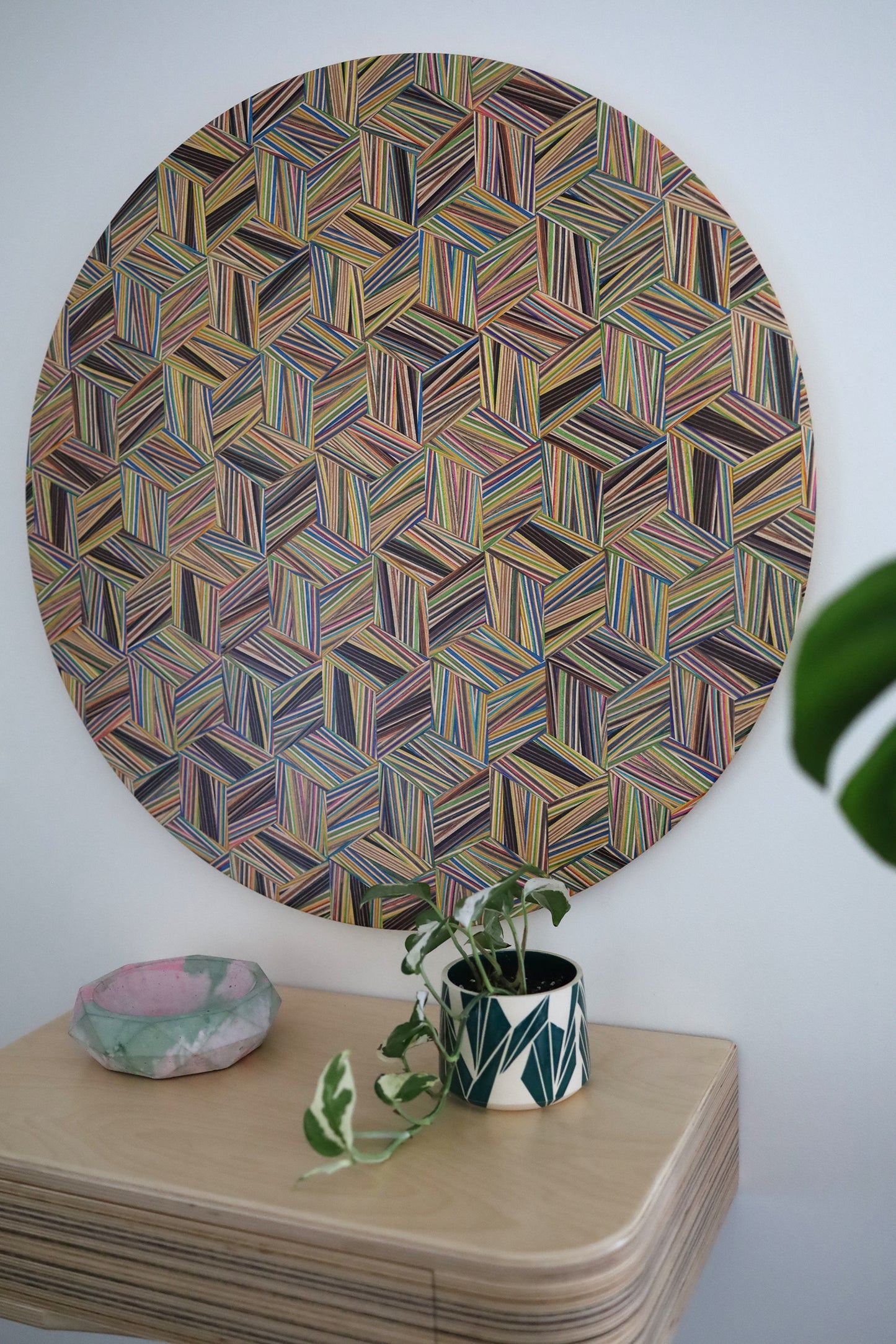 ZIGZAG CIRCULAR WALL ART AdrianMartinus zigzag-circular-wall-art-adrianmartinus