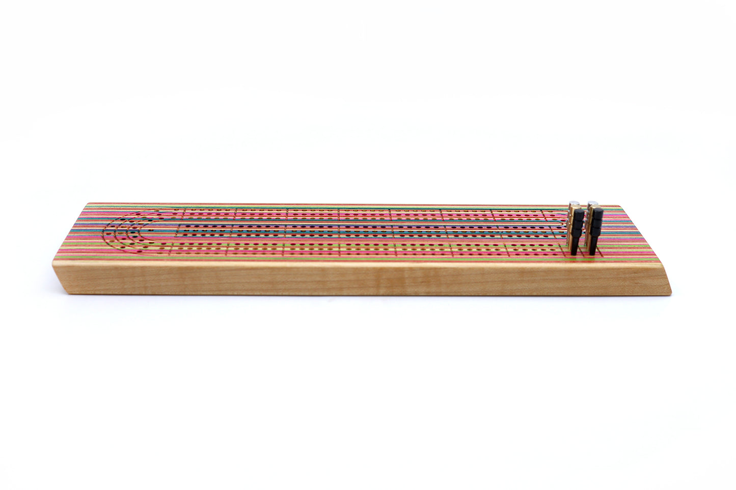 SKATEBOARD CRIBBAGE BOARD