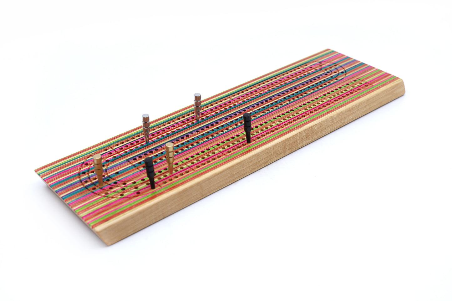 SKATEBOARD CRIBBAGE BOARD