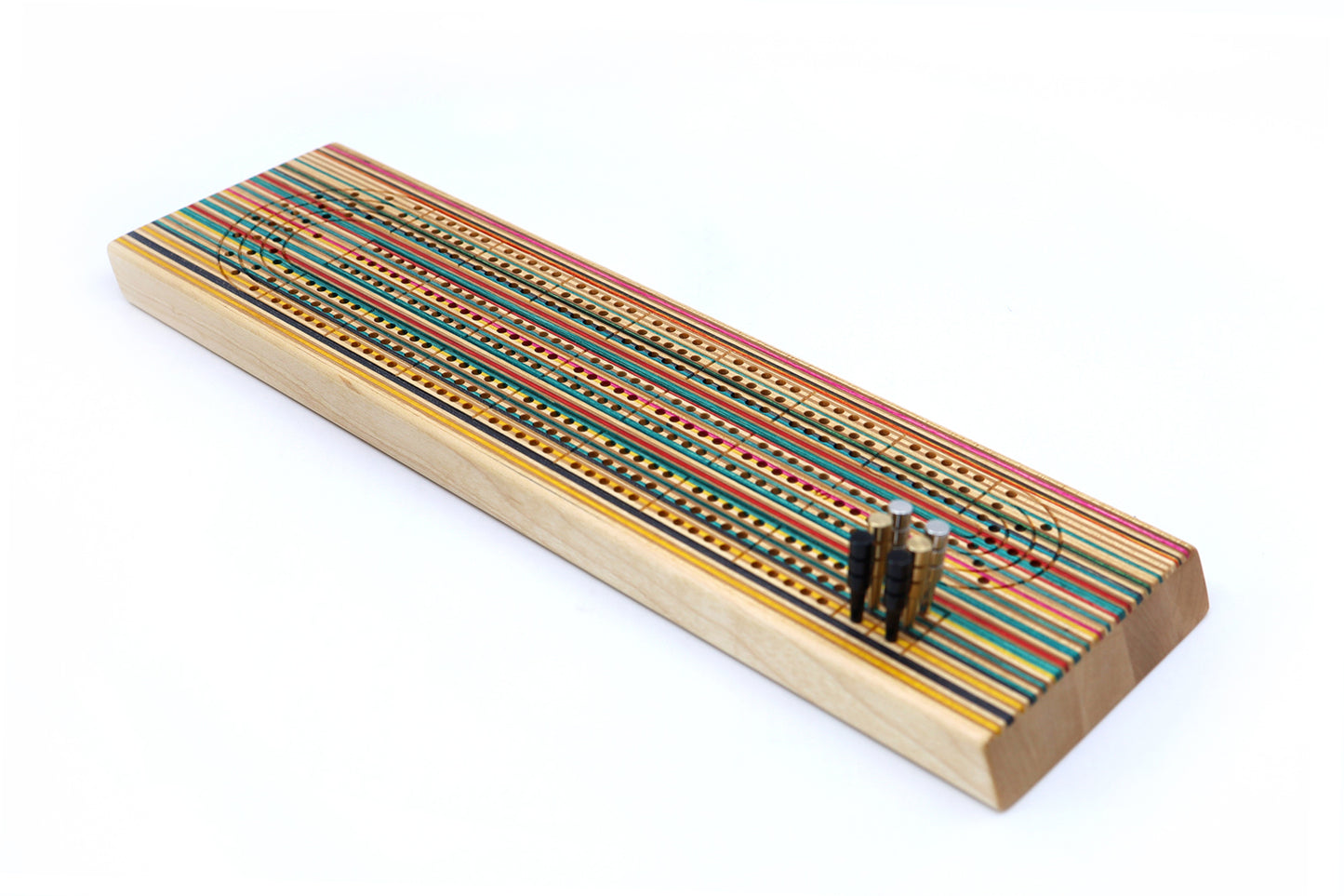 SKATEBOARD CRIBBAGE BOARD