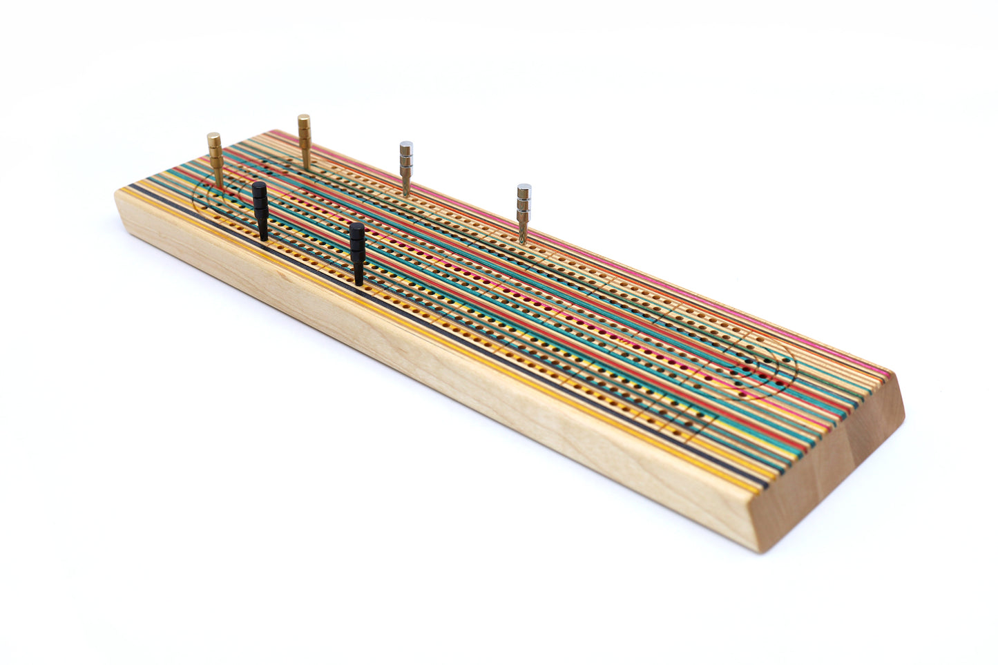 SKATEBOARD CRIBBAGE BOARD