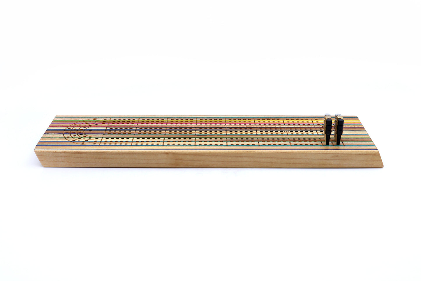 SKATEBOARD CRIBBAGE BOARD