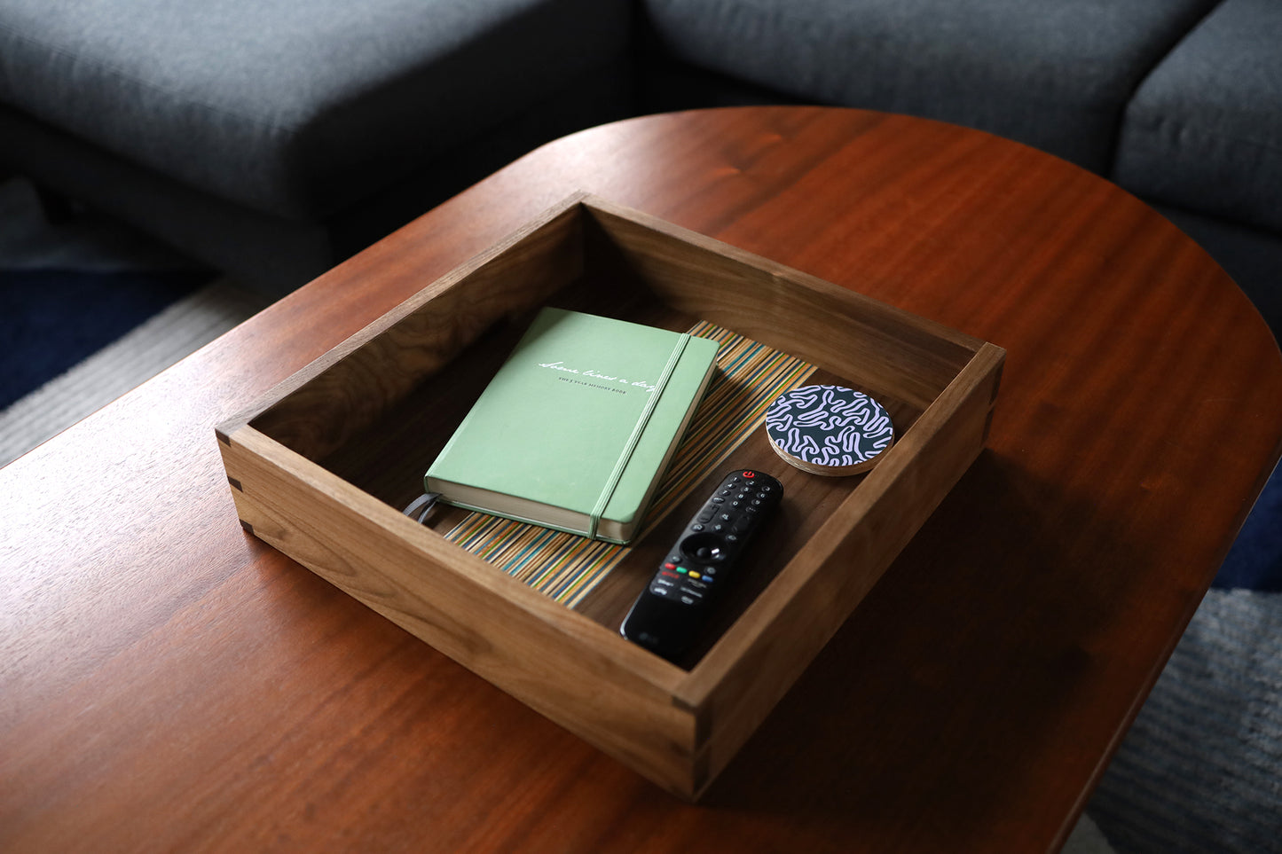 SKATEBOARD & WALNUT TRAY