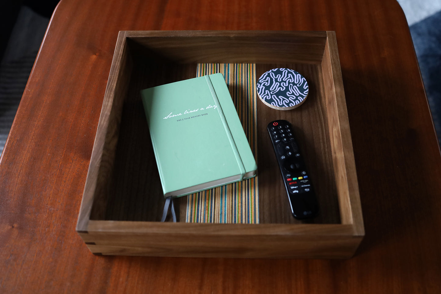 SKATEBOARD & WALNUT TRAY