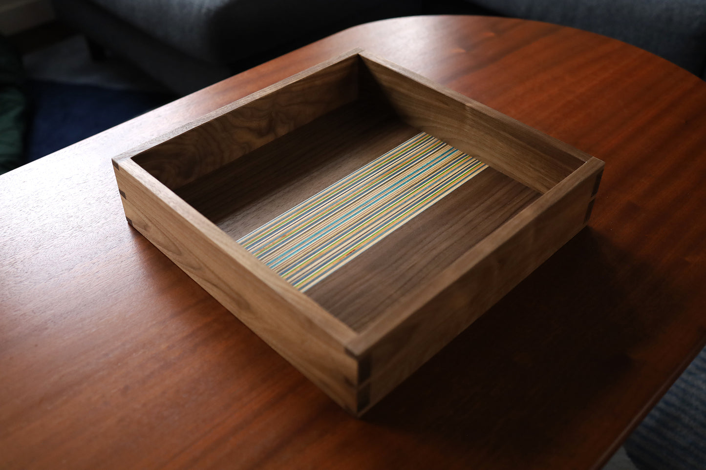 SKATEBOARD & WALNUT TRAY