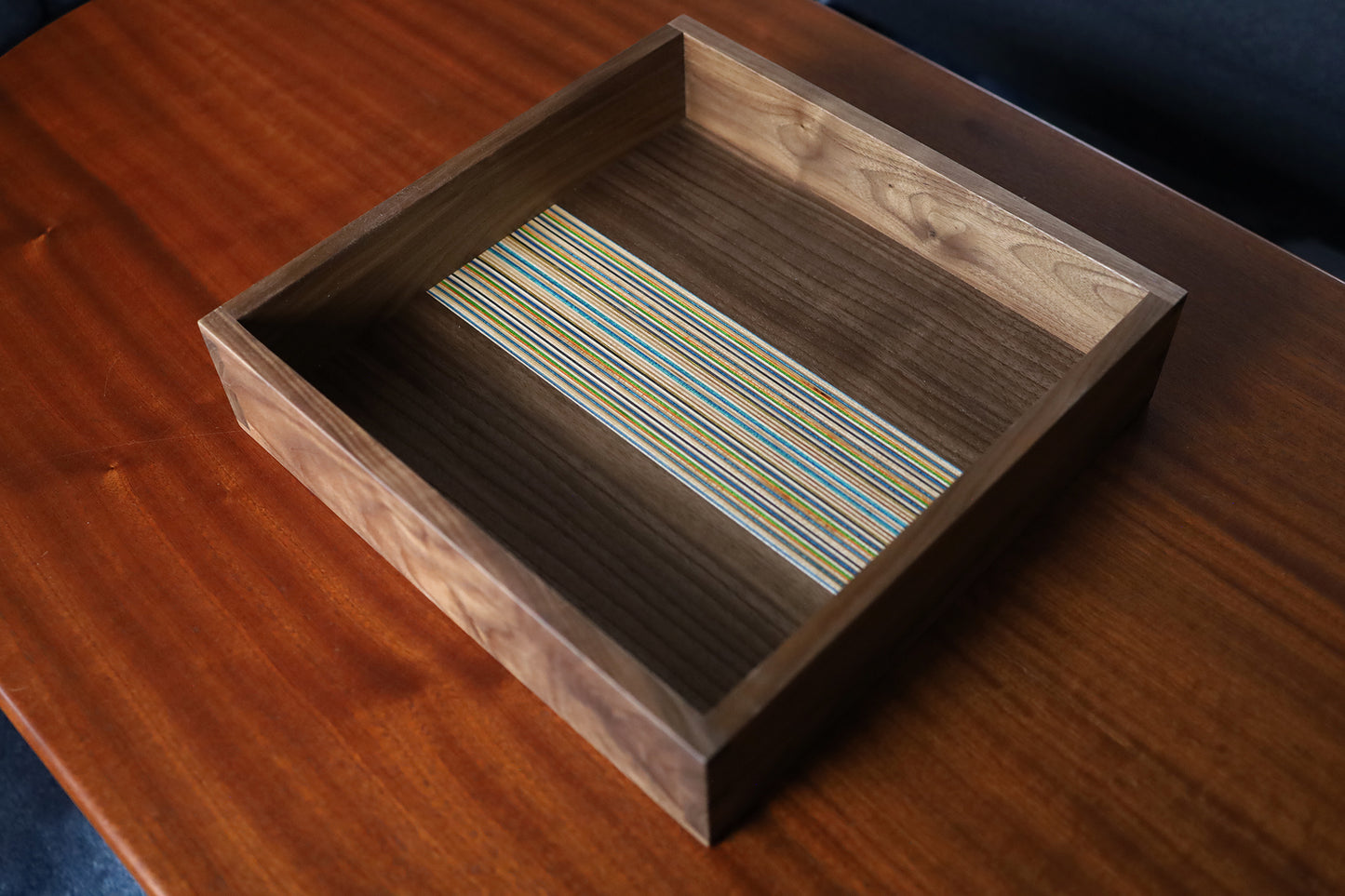 SKATEBOARD & WALNUT TRAY