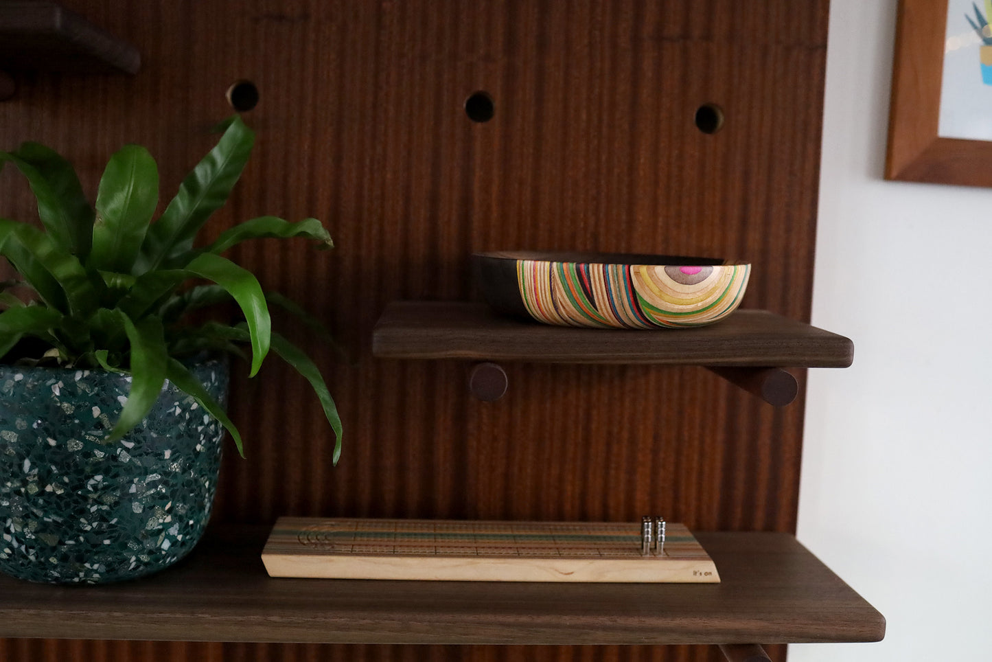 SKATEBOARD & WALNUT VALET DISH