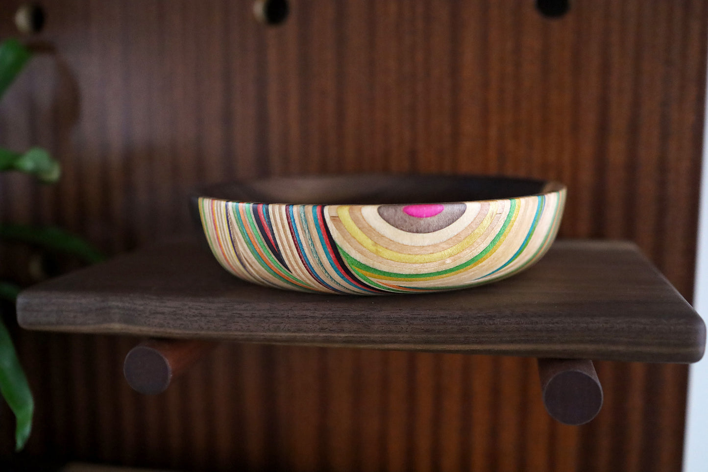 SKATEBOARD & WALNUT VALET DISH