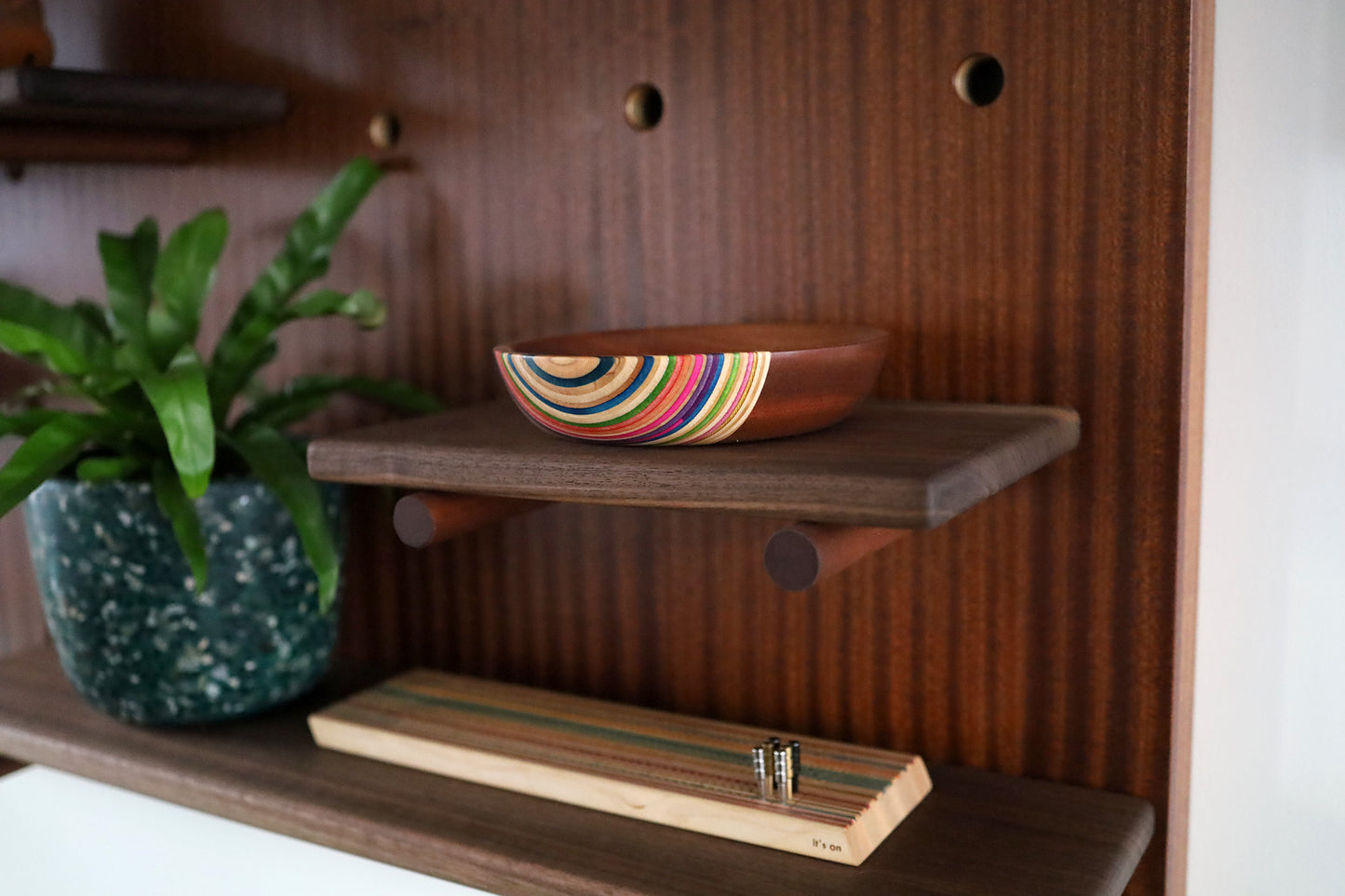 SKATEBOARD & SAPELE DISH