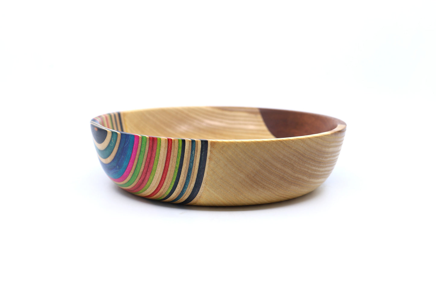 SKATEBOARD & MIXED WOOD VALET DISH