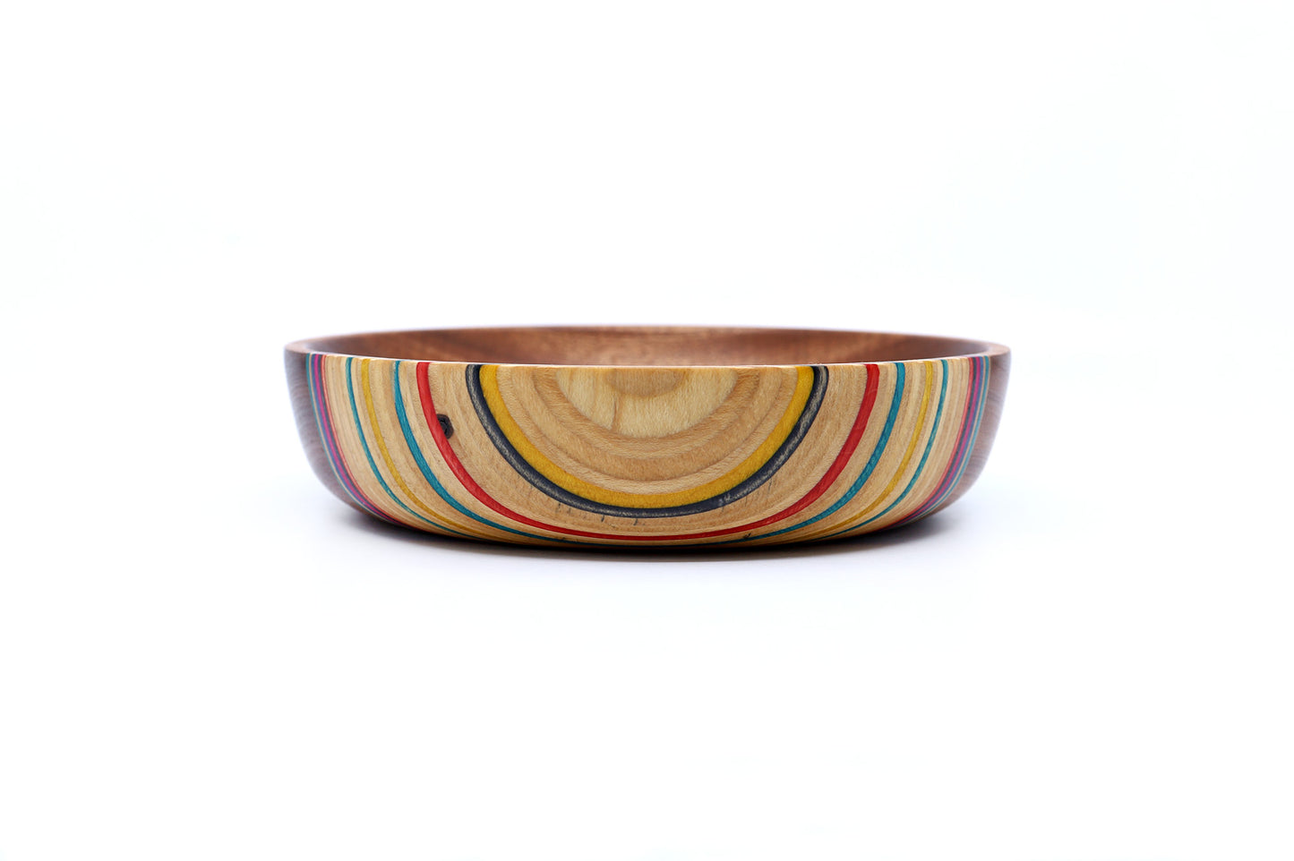 SKATEBOARD AND SAPELE DISH