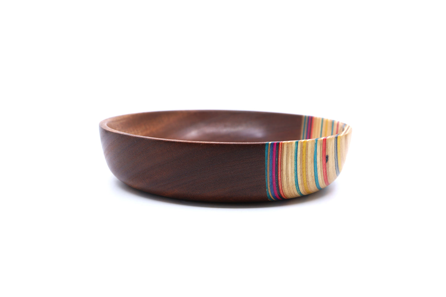 SKATEBOARD AND SAPELE DISH