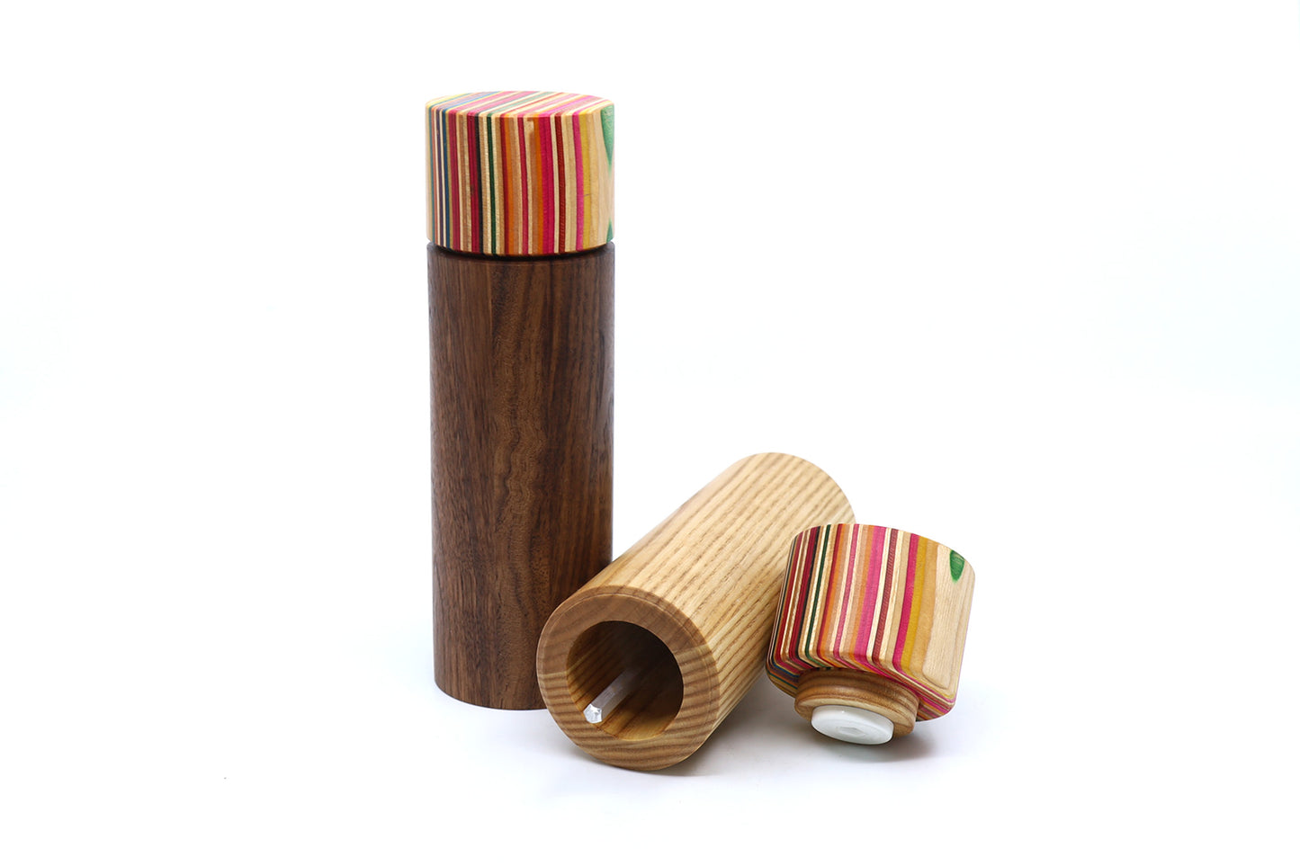 SKATEBOARD SALT & PEPPER MILL SET