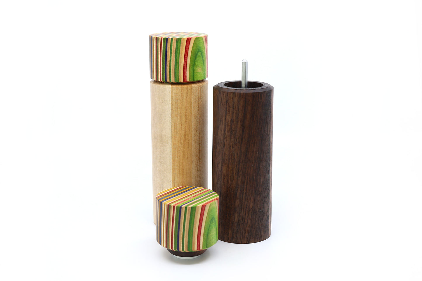 SKATEBOARD SALT & PEPPER MILL SET