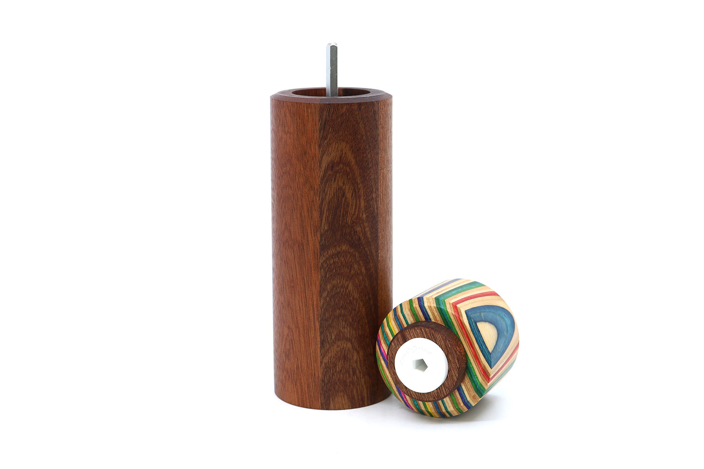 SKATEBOARD & SAPELE PEPPER MILL