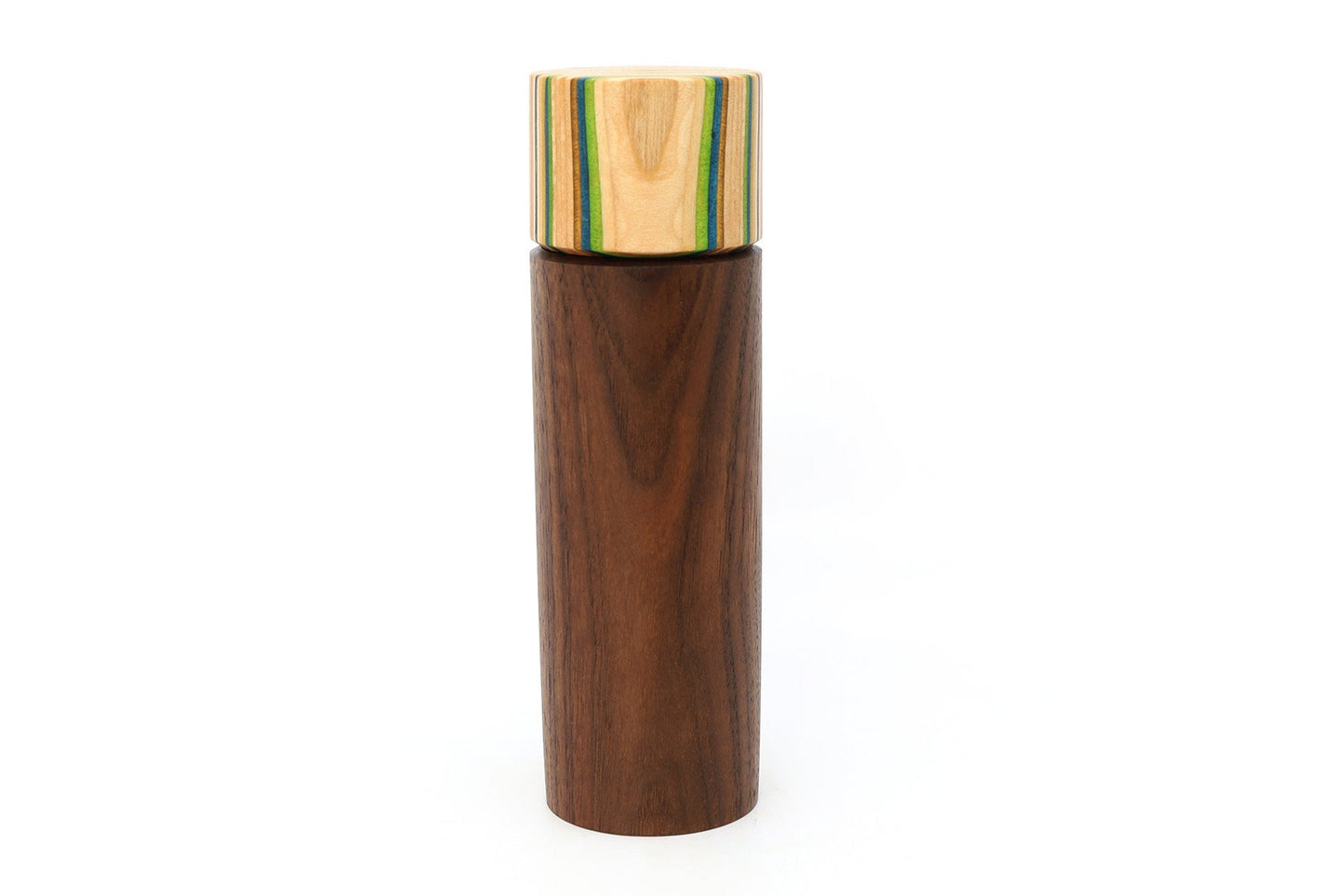 SKATEBOARD & WALNUT PEPPER MILL