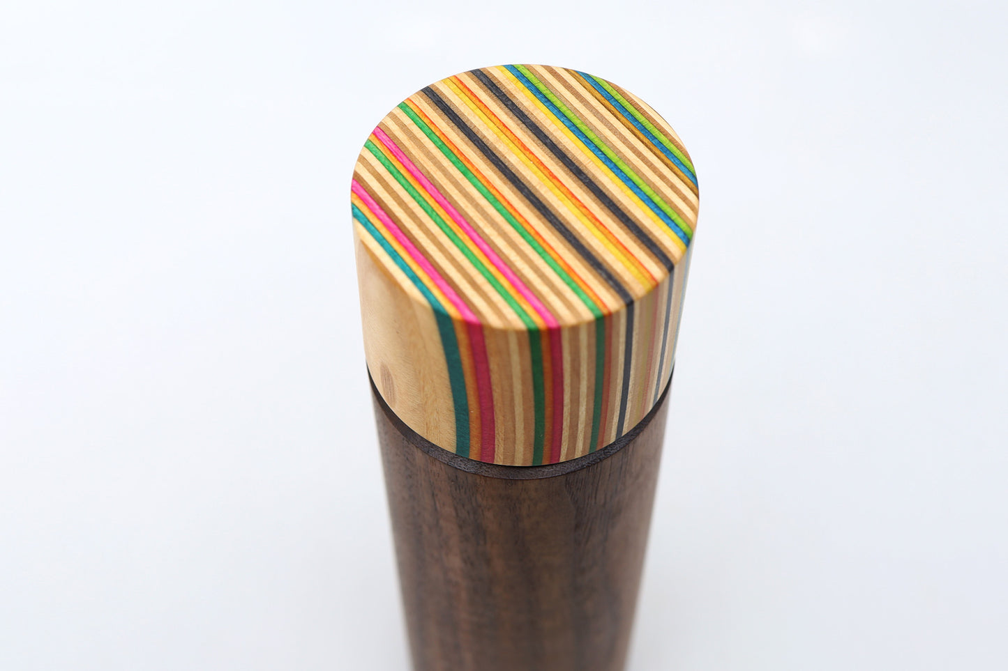 SKATEBOARD & WALNUT PEPPER MILL