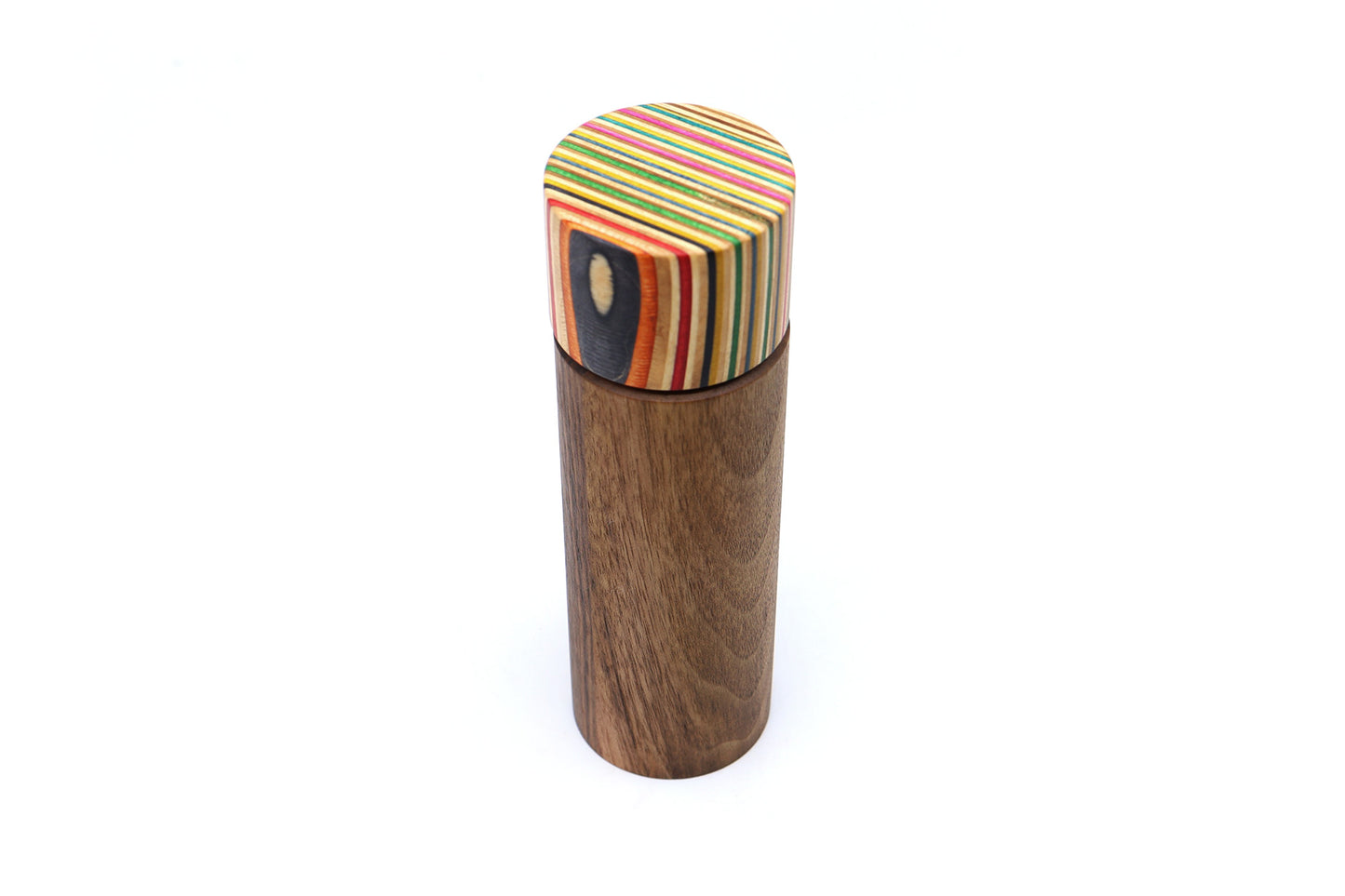 SKATEBOARD & WALNUT PEPPER MILL