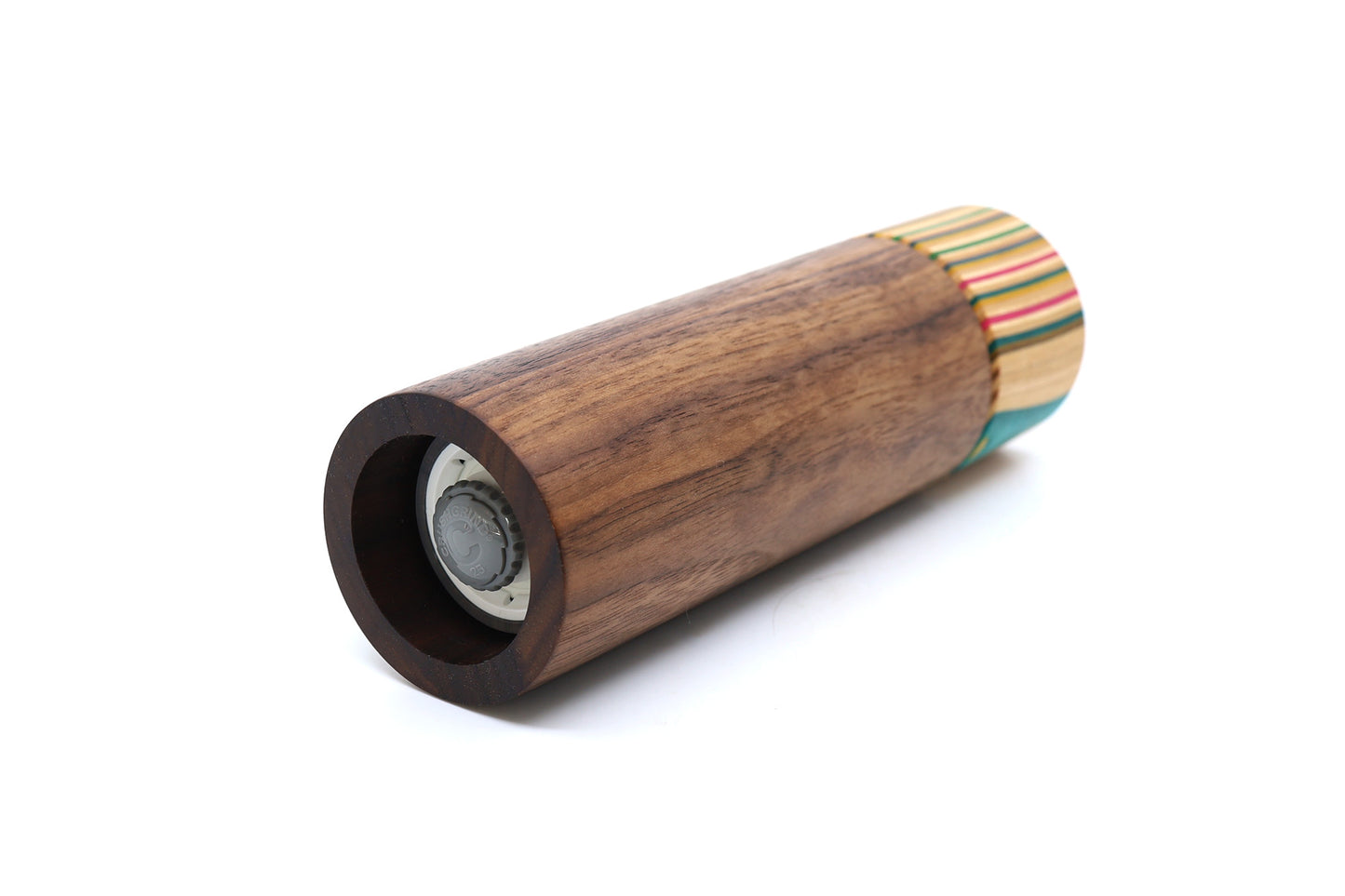 SKATEBOARD & WALNUT PEPPER MILL