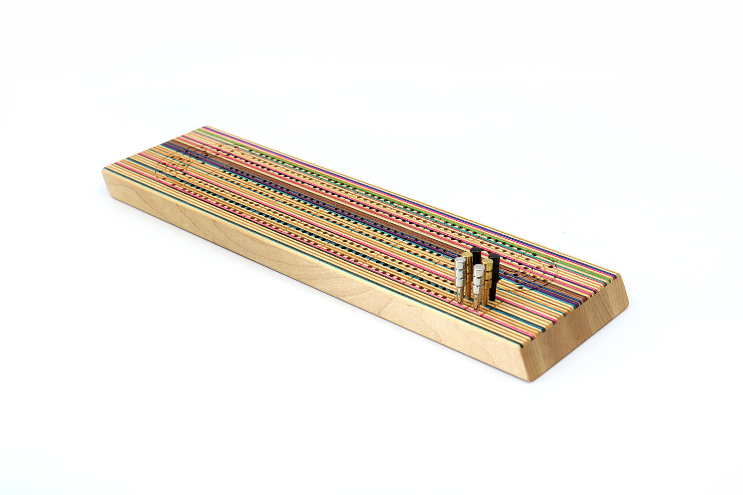 SKATEBOARD CRIBBAGE BOARD