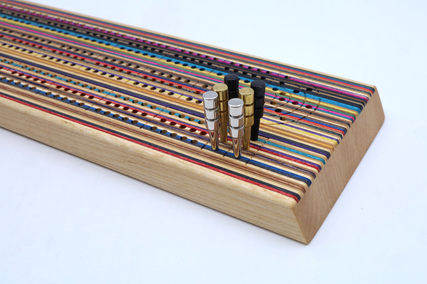 SKATEBOARD CRIBBAGE BOARD