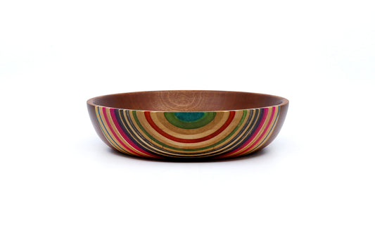 SKATEBOARD & SAPELE ART BOWL